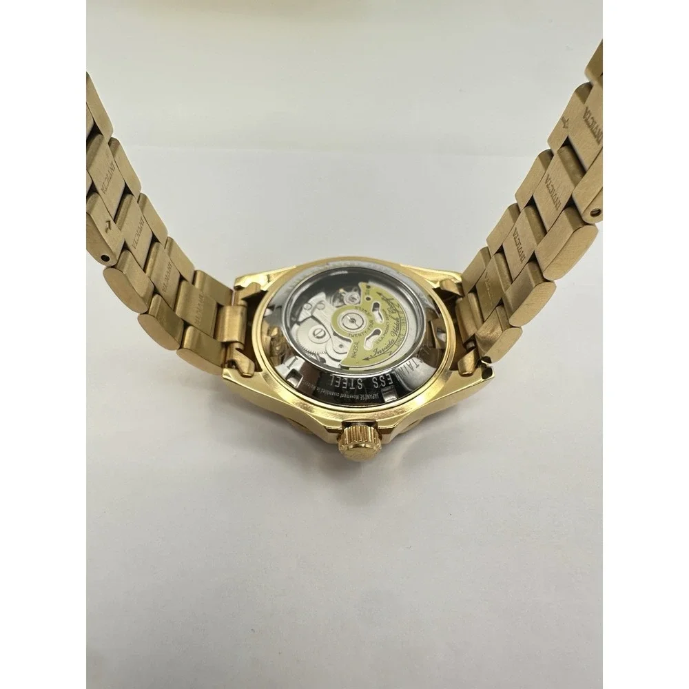 Invicta INVICTA-9010 Men's Pro Diver Automatic Watch - Gold Tone 200MM - Picture 12 of 14